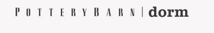 Pottery Barn Dorm
