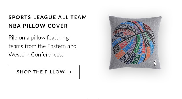 SPORTS LEAGUE ALL TEAM NBA PILLOW COVER - SHOP THE PILLOW