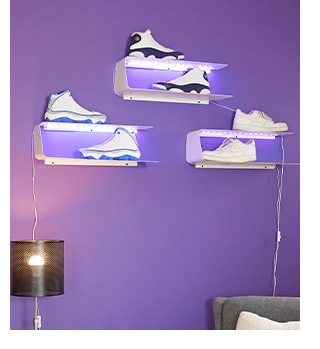LIGHT UP WALL SHELF