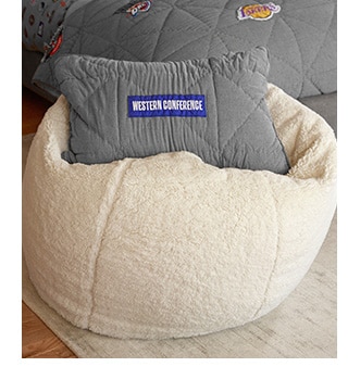 SHERPA IVORY BEAN BAG CHAIR