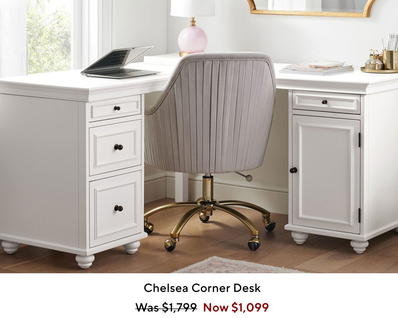  Chelsea Corner Desk Was-$1,799 Now $1,099 