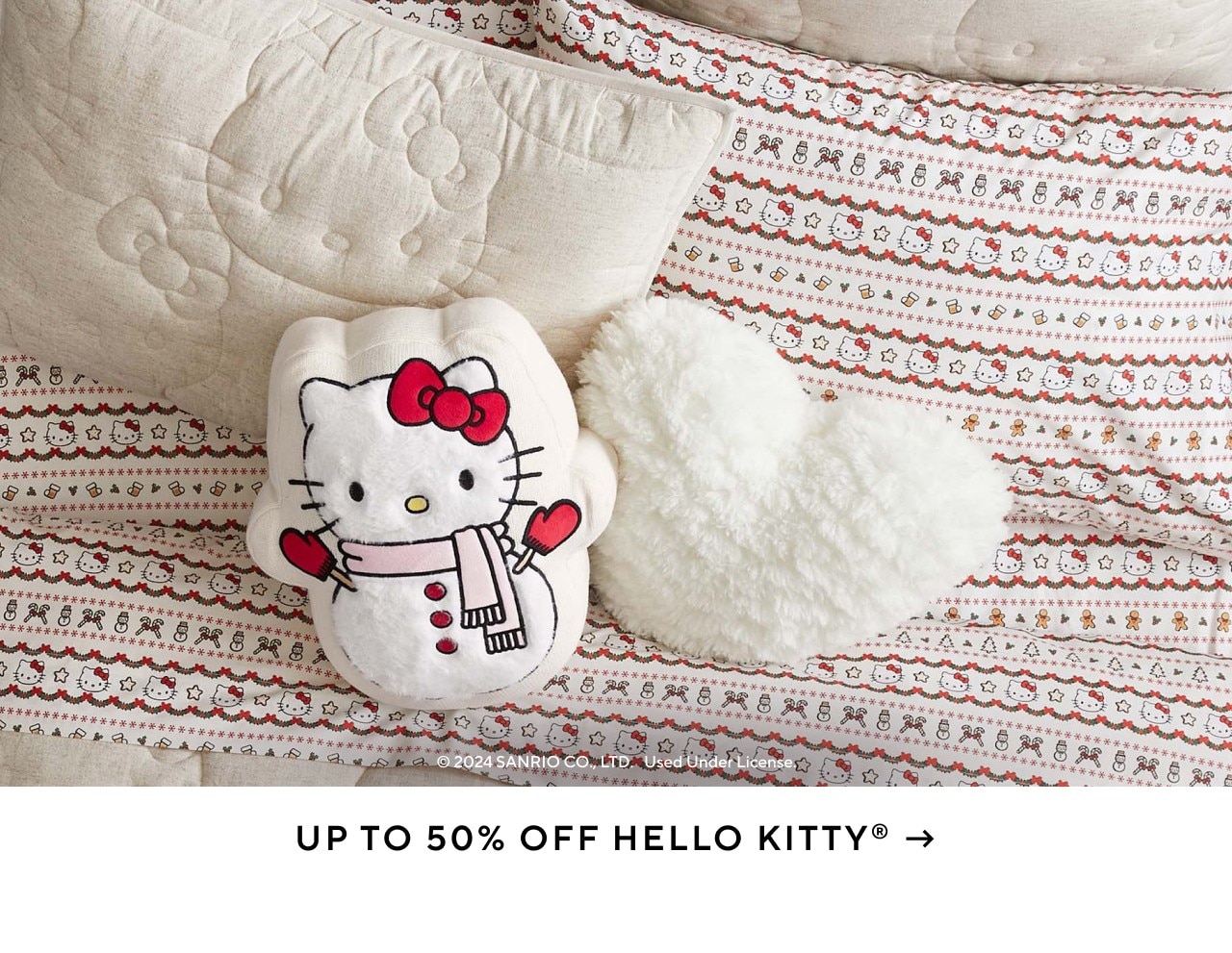 Up to 50% off hello kitty