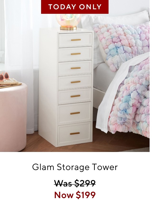 Glam storage tower