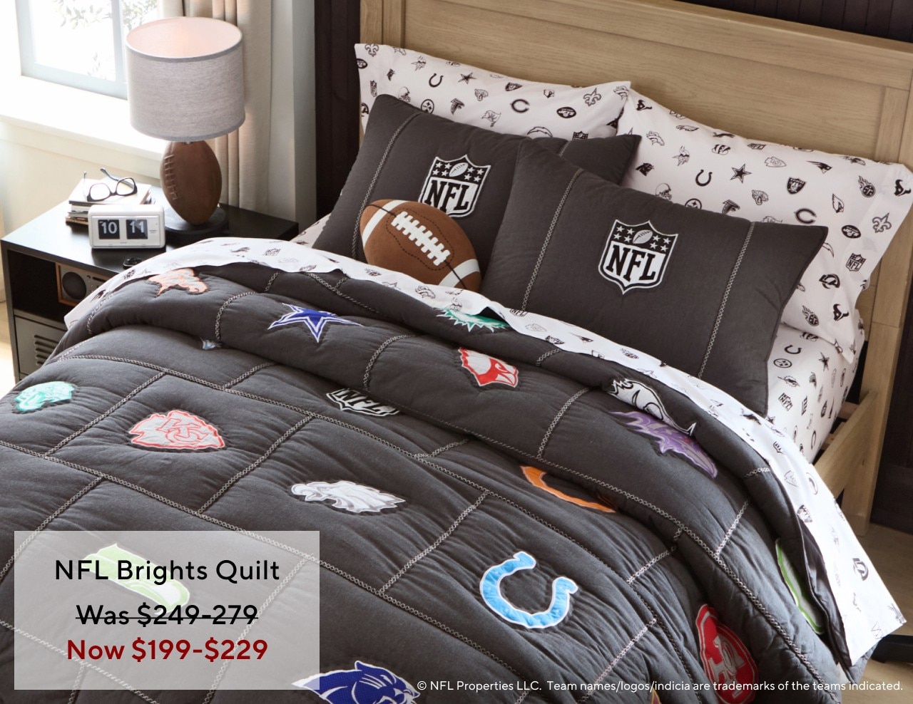 NFL brights quilt