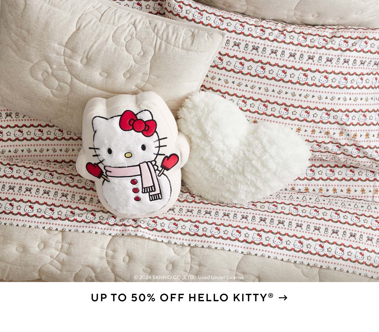 Up to 50% off hello kitty