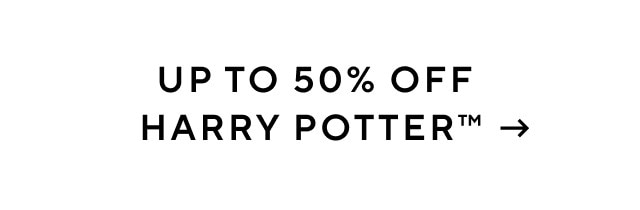 Up to 50% off harry potter