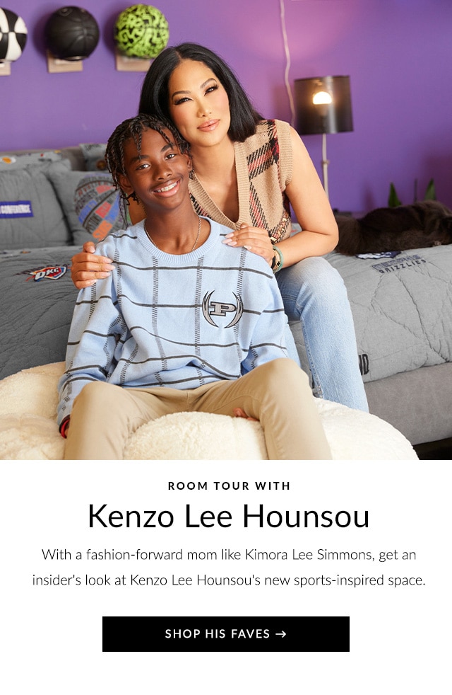 Kenzo Lee Hounsou is scoring major style points with this room 🏀➡️ -  Pottery Barn Teen
