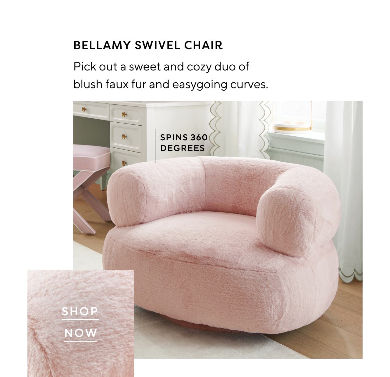 Bellamy swivel chair