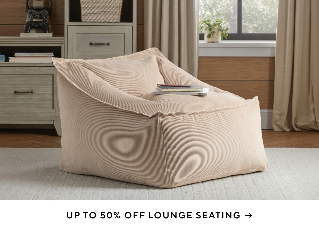 Up to 50% off lounge seating