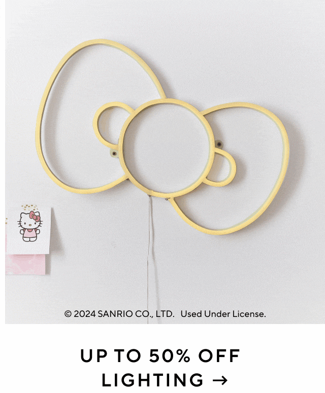 Up to 50% off lighting
