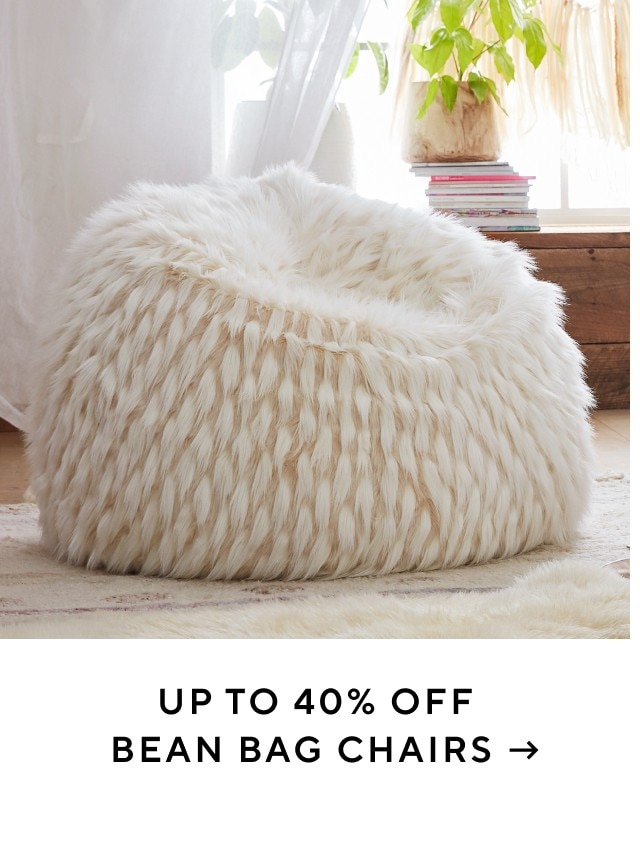 Up to 40% off bean bag chairs