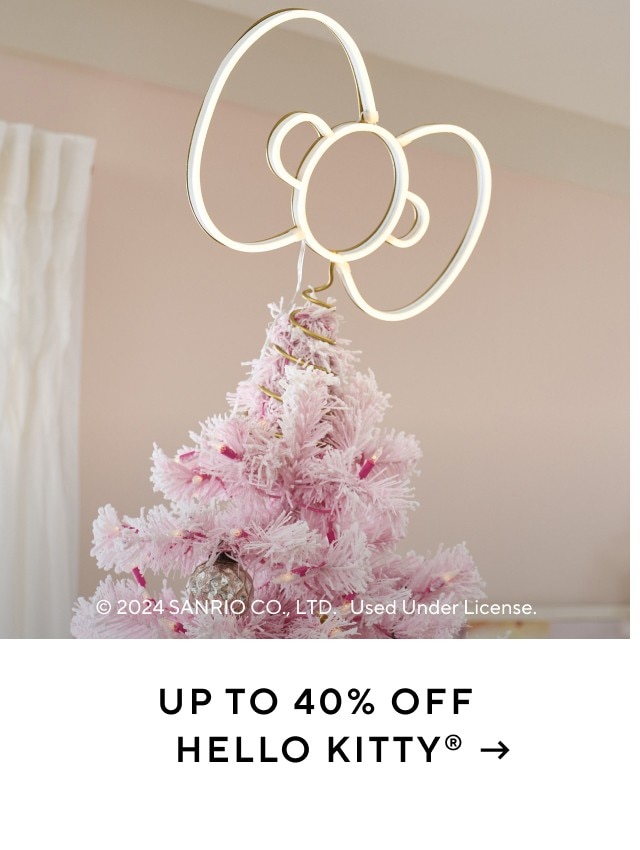Up to 40% off hello kitty
