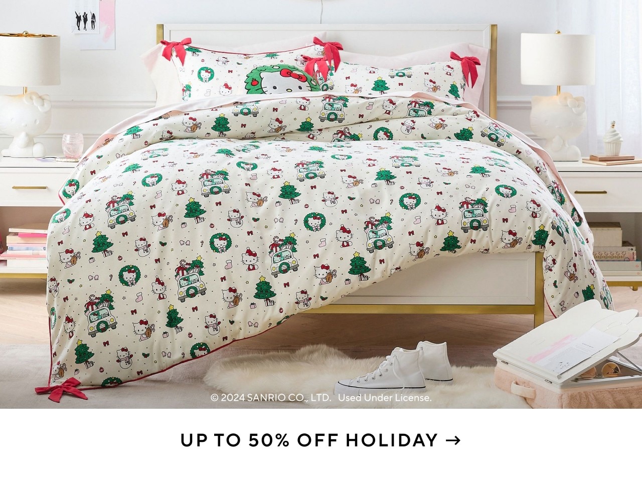 Up to 50% off holiday