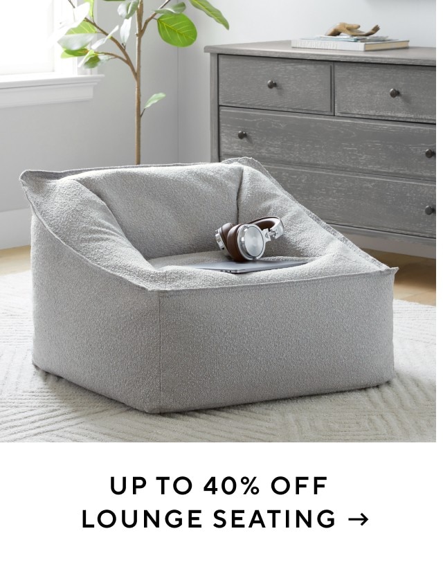 Up to 40% off lounge seating