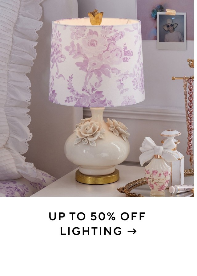 Up to 50% off lighting