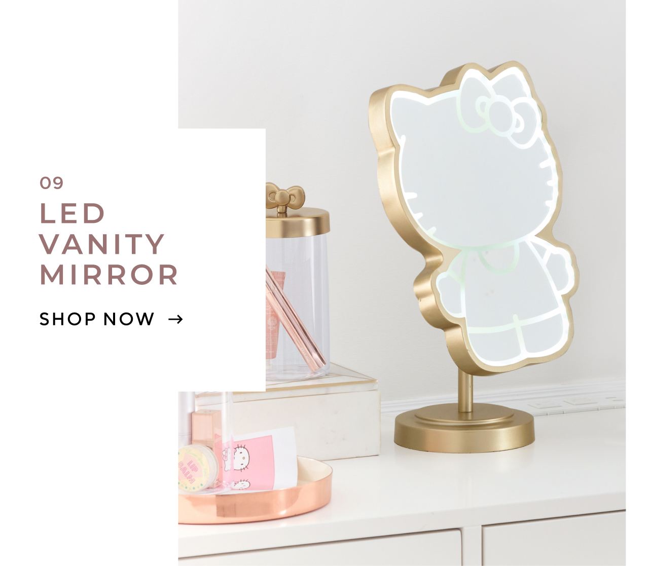 LED vanity mirror