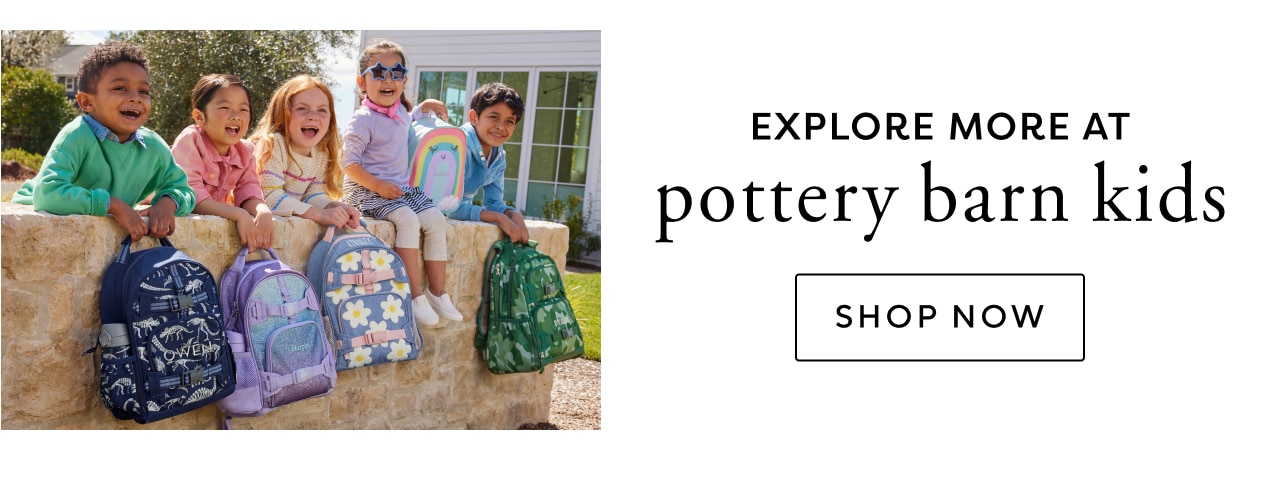 Shop more gear at Pottery Barn Kids