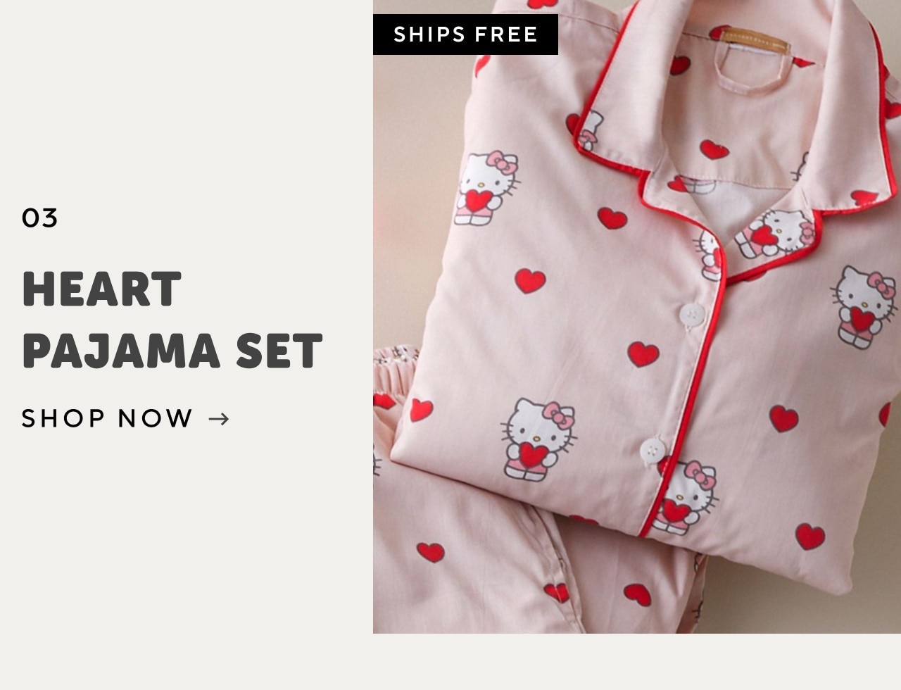 Heart pajama set