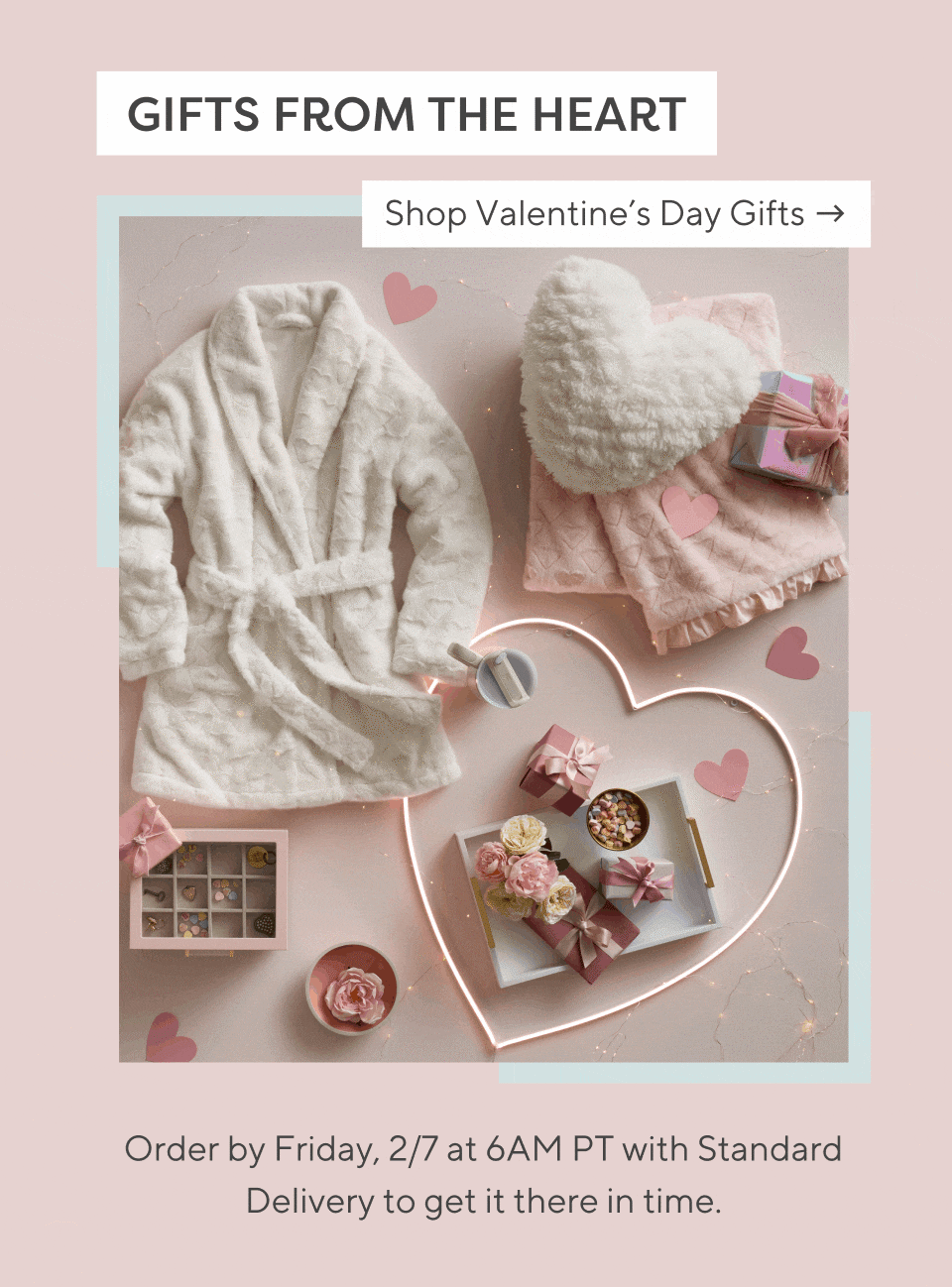 Just landed gifts from the heart. Shop valentine's day gifts