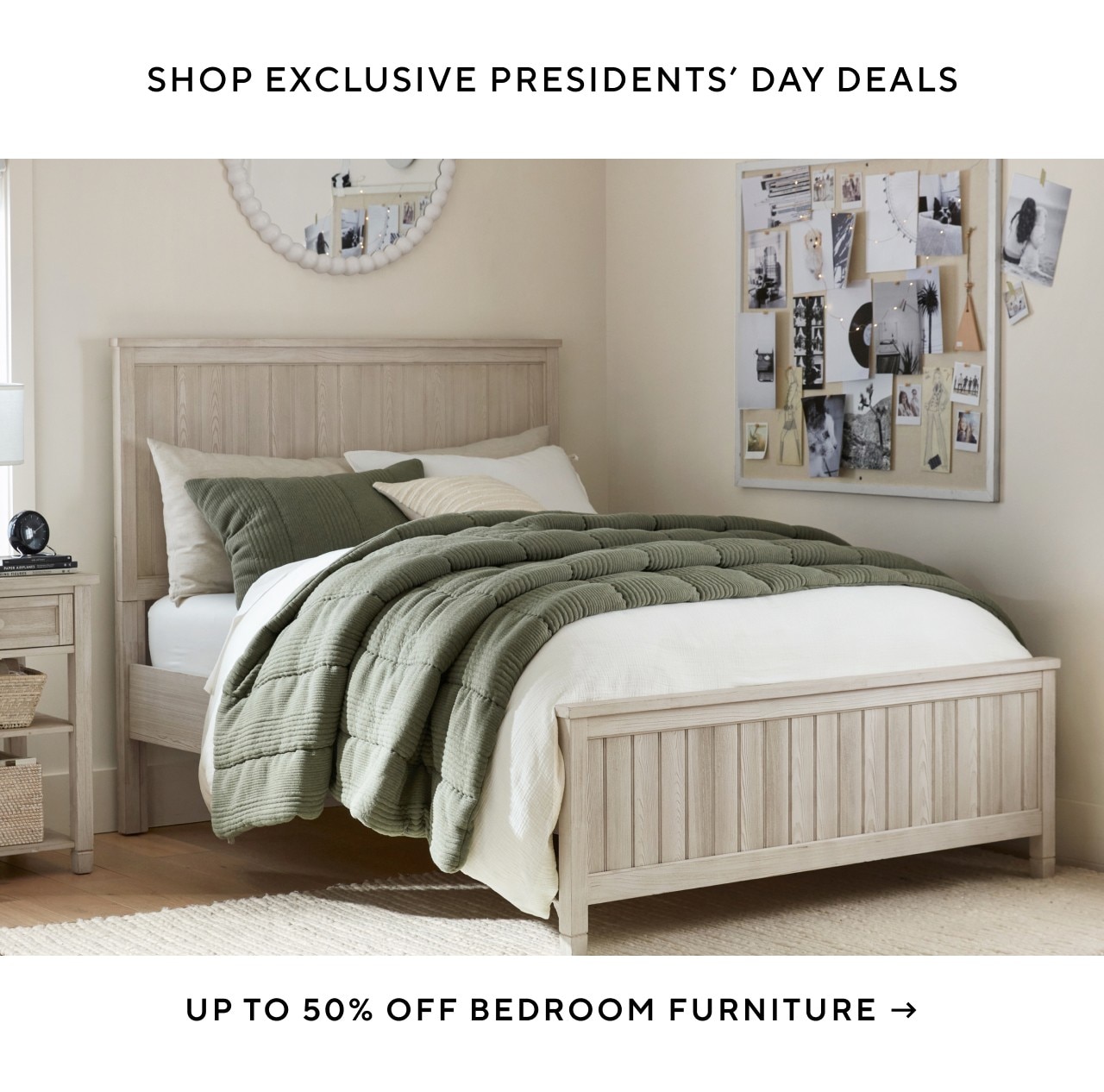 Up to 50% Off Bedroom Furniture