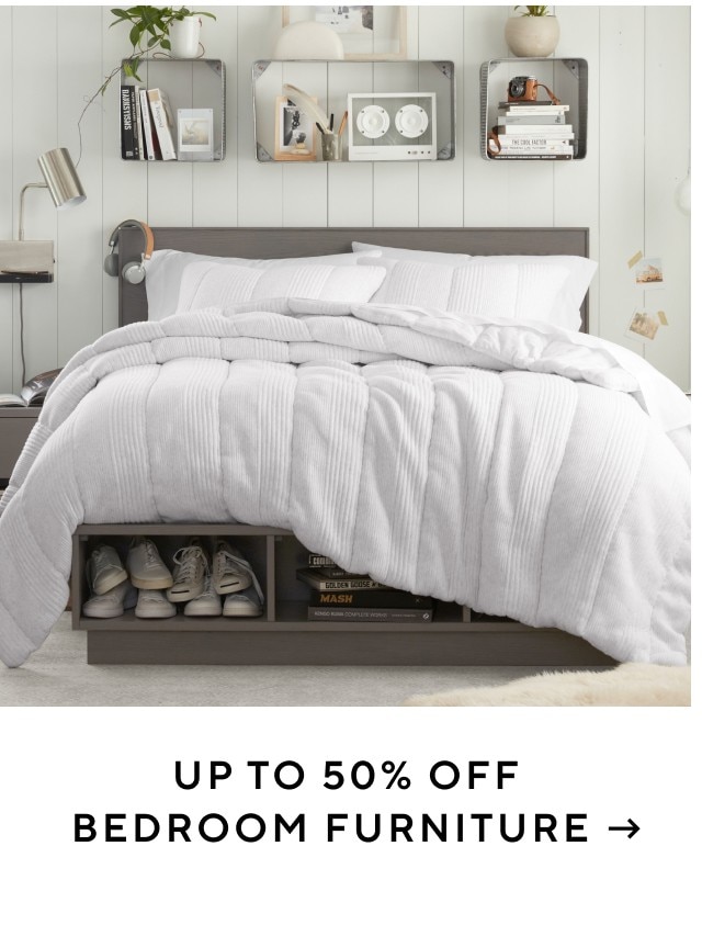 Up to 50% Off Bedroom Furniture