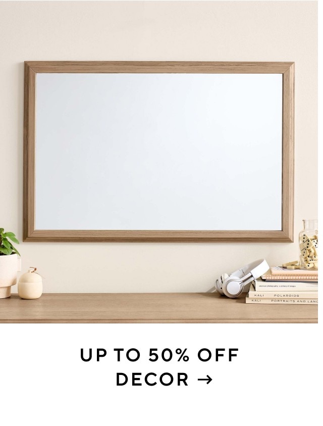 Up to 50% Off Decor