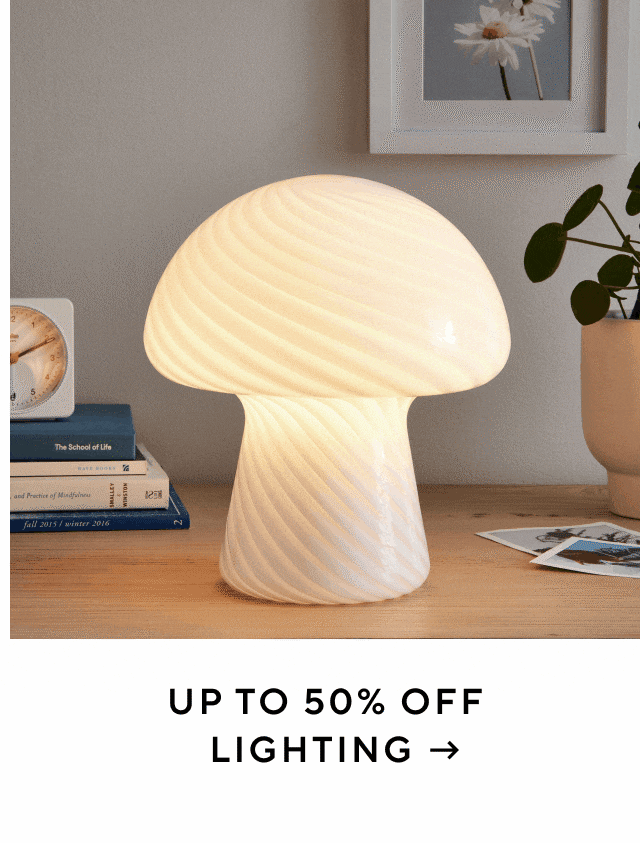 Up to 50% Off Lighting