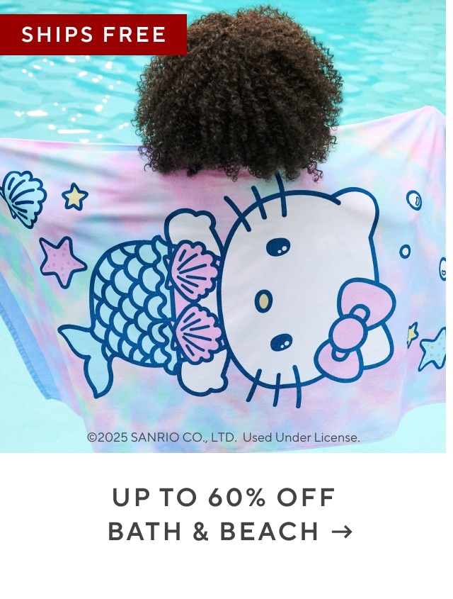 Up to 60% off bath and beach