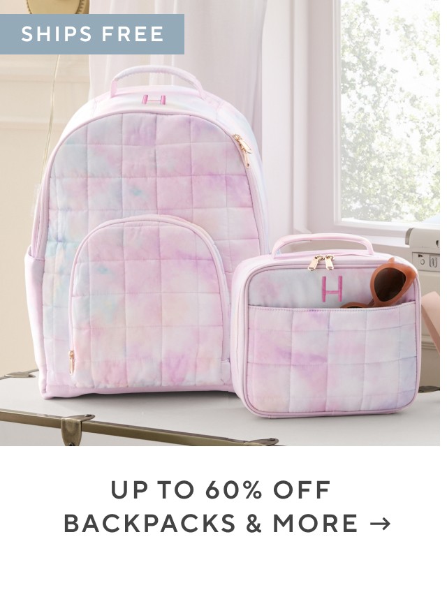 Up to 60% off backpacks and more