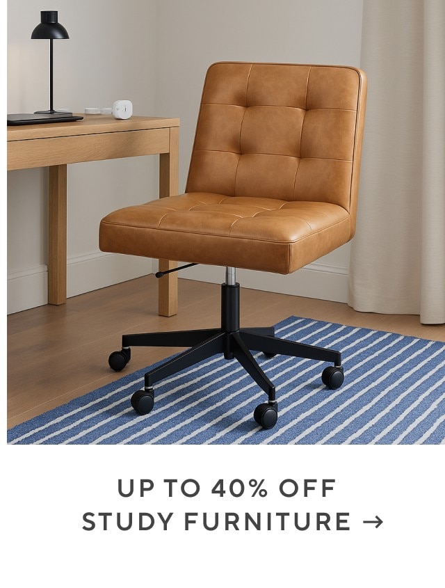 Up to 40% off study furniture