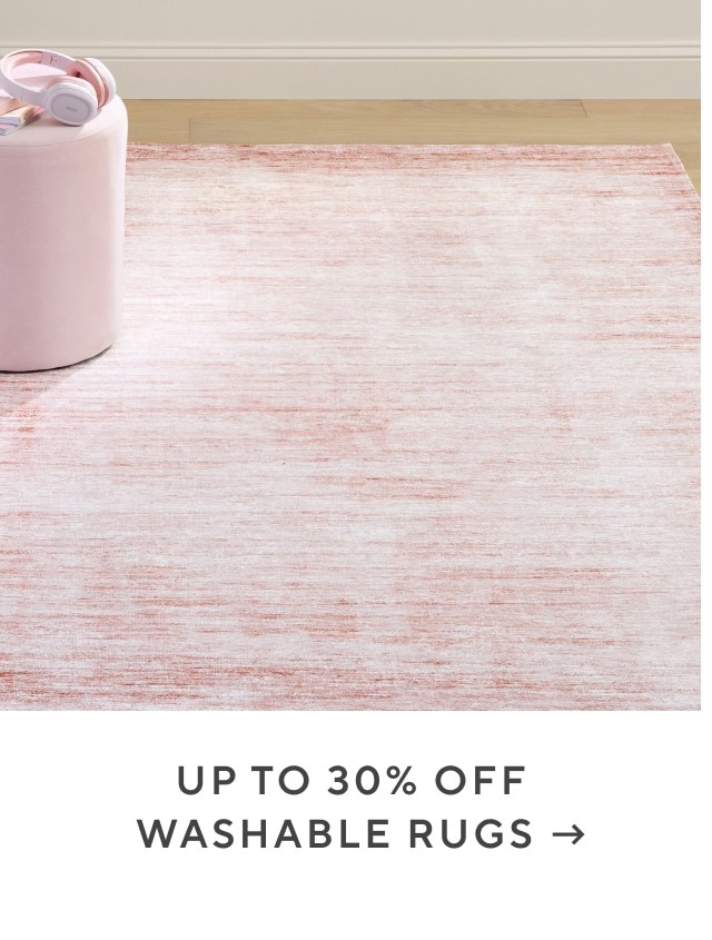 Up to 30% off washable rugs