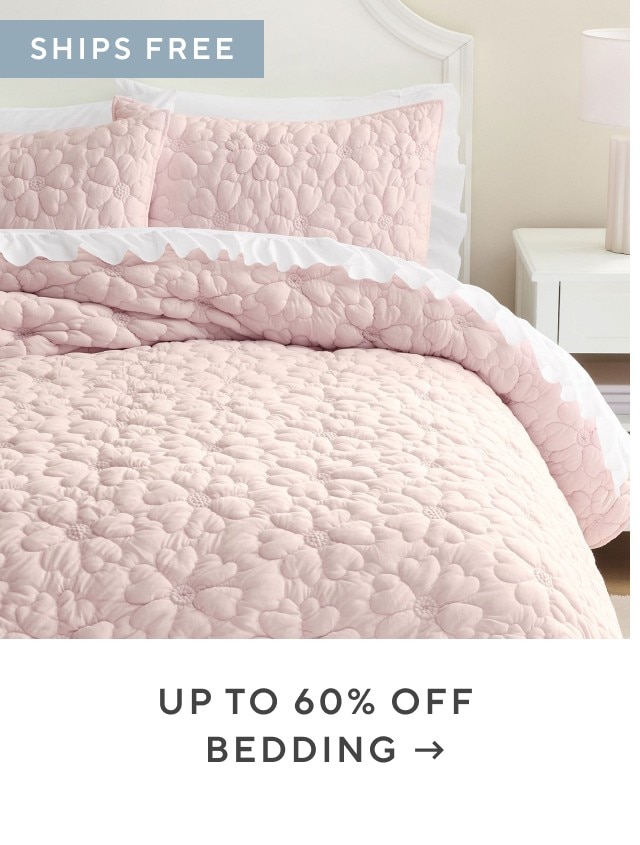 Up to 60% off bedding