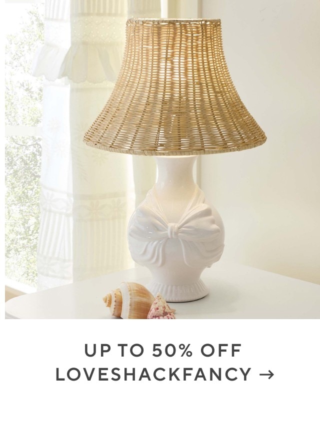 Up to 50% off loveshackfancy