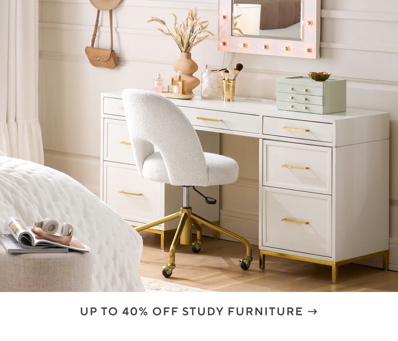 Up to 40% off study furniture