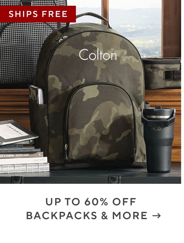 Up to 60% off backpacks and more