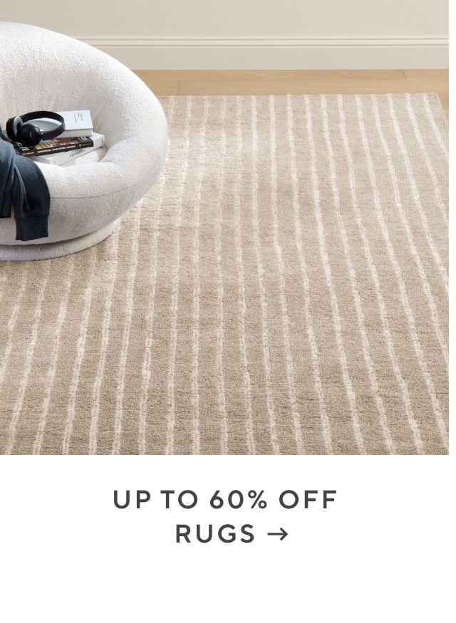 Up to 60% off rugs