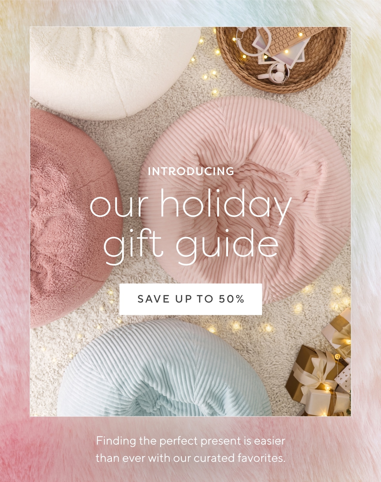 Holiday gift guide. Shop now