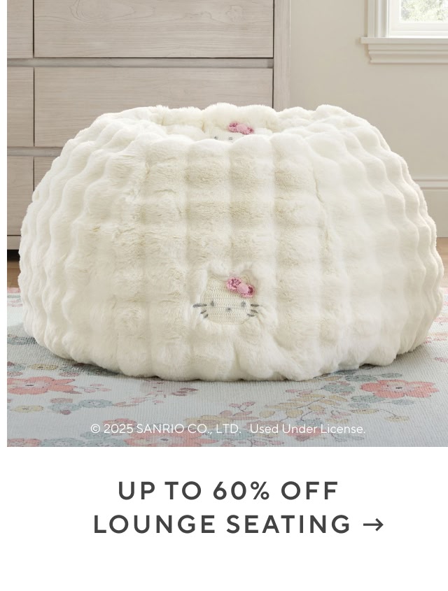 Up to 60% off lounge seating