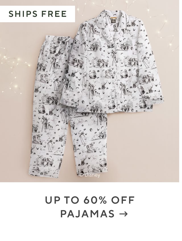 Up to 60% off pajamas