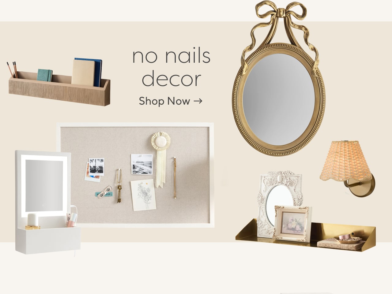 No nails decor