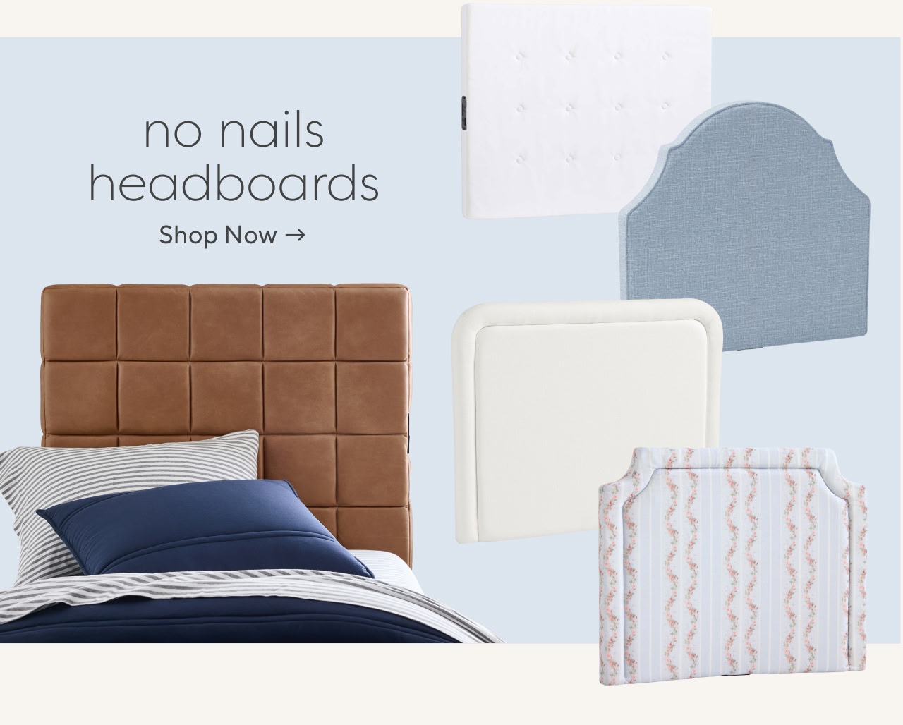 No nails headboards