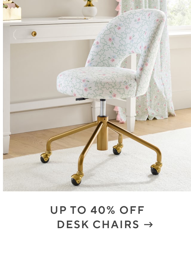 Up to 40% off desk chairs