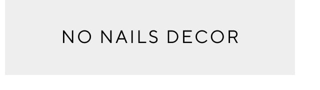 No nails decor