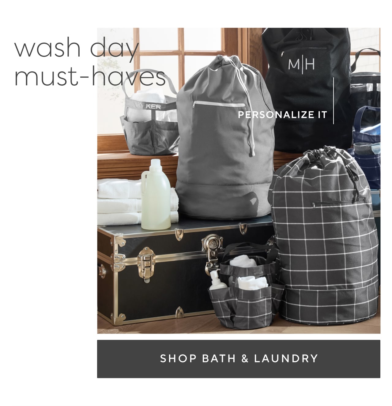 Shop bath and laundry