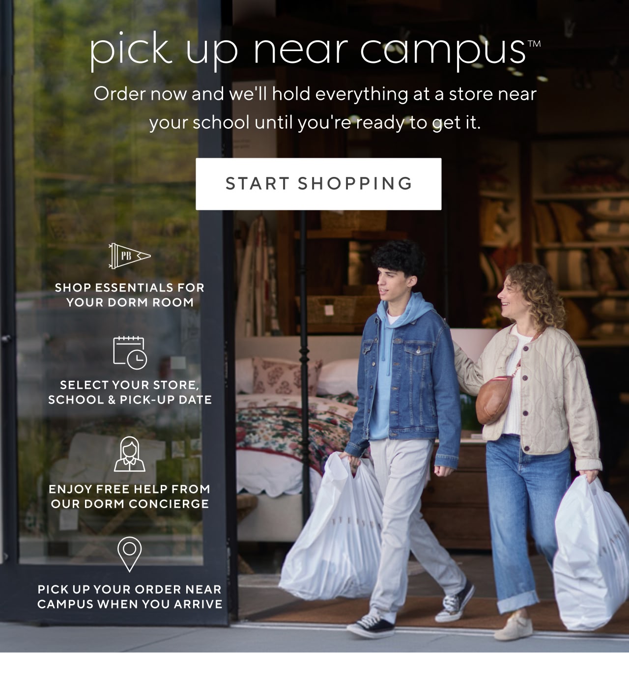 Pick up near campus