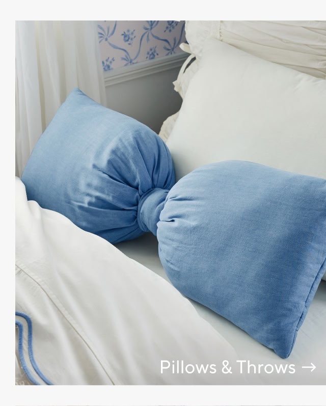 Pillows and throws