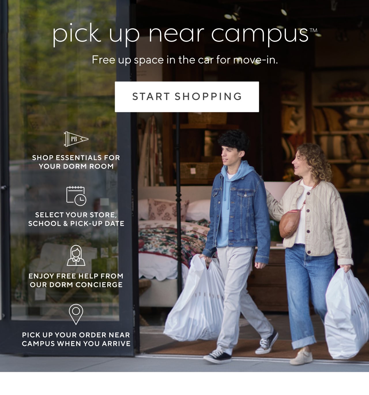 Pick up near campus