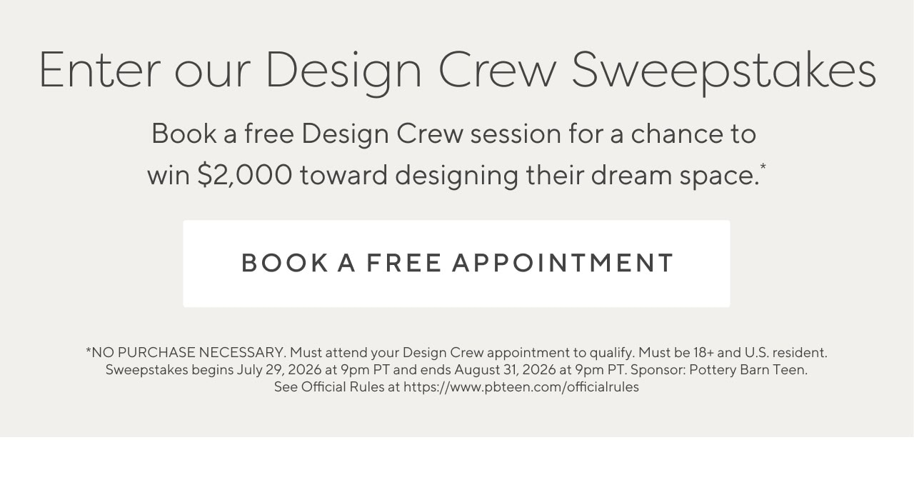 Design Crew Sweepstakes