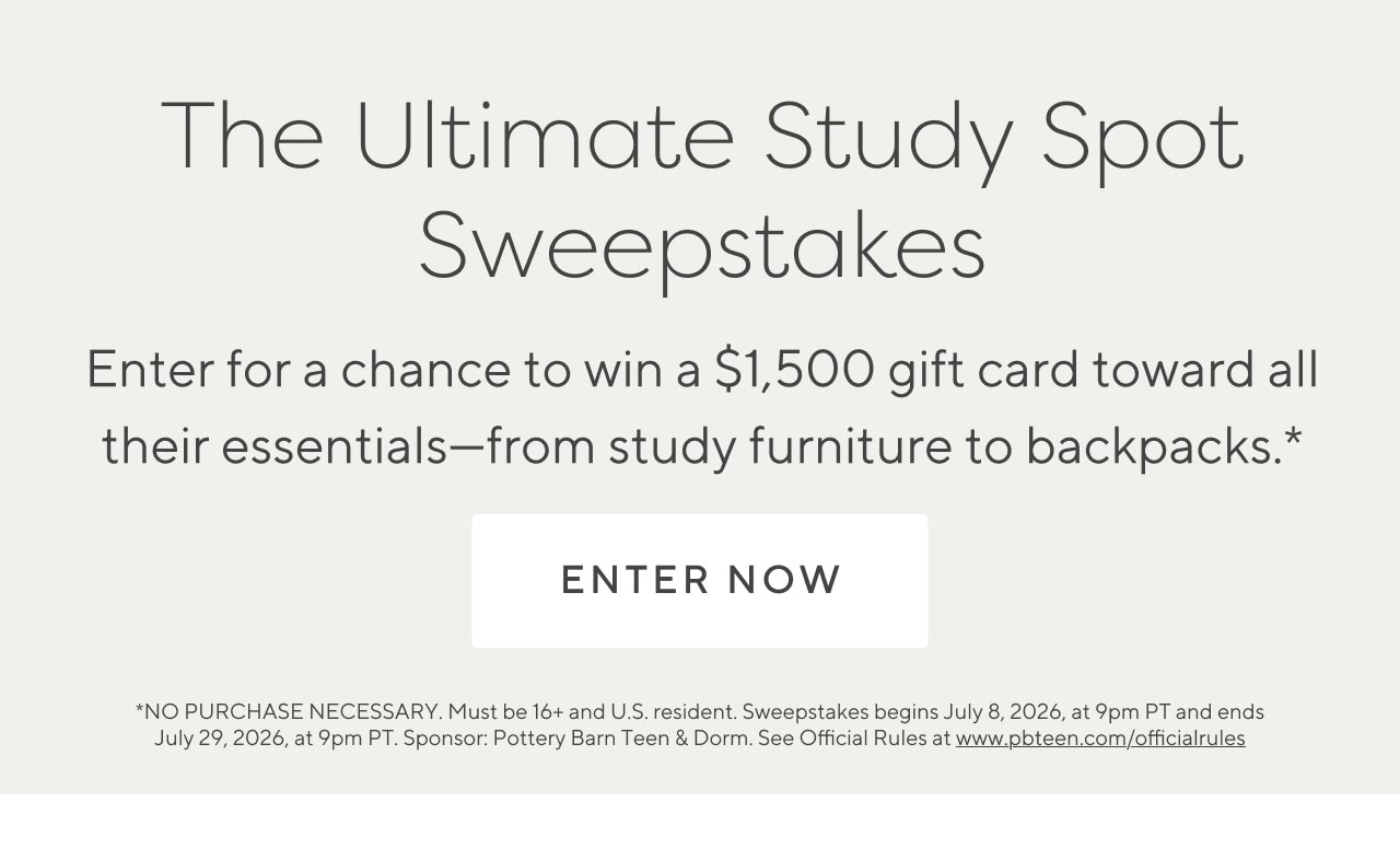 The Ultimate Study Spot Sweepstakes