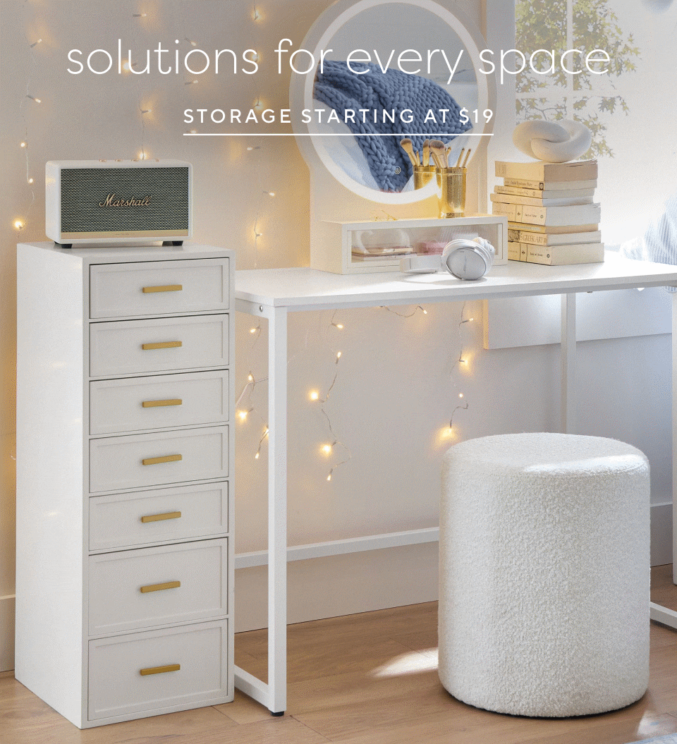 Shop storage starting at $19